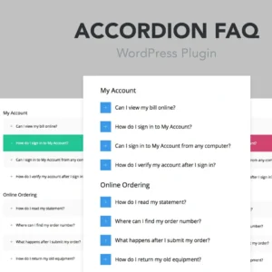 Accordion FAQ WordPress Plugin – Drag & Drop, Shortcode, Auto Update + License